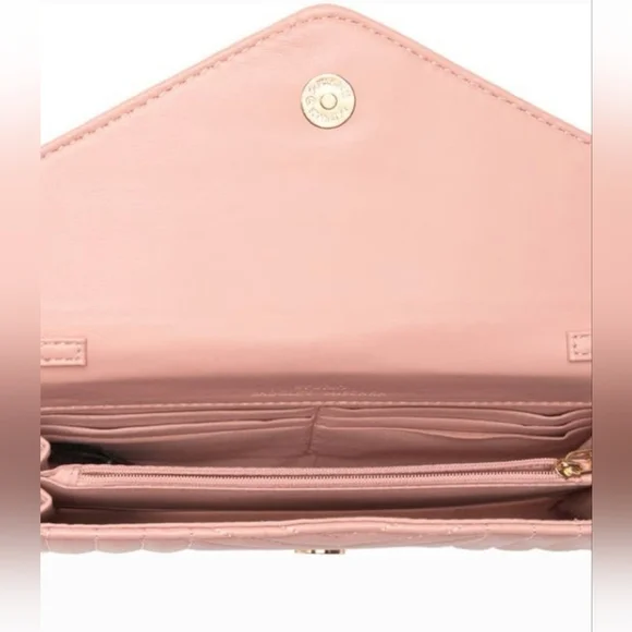 NWT Badgley Mischka Pink Quilted Bag - Picture 8 of 9